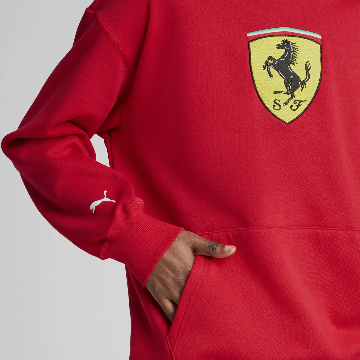 Ferrari Race Sudadera con Capucha - Rojo 🔥