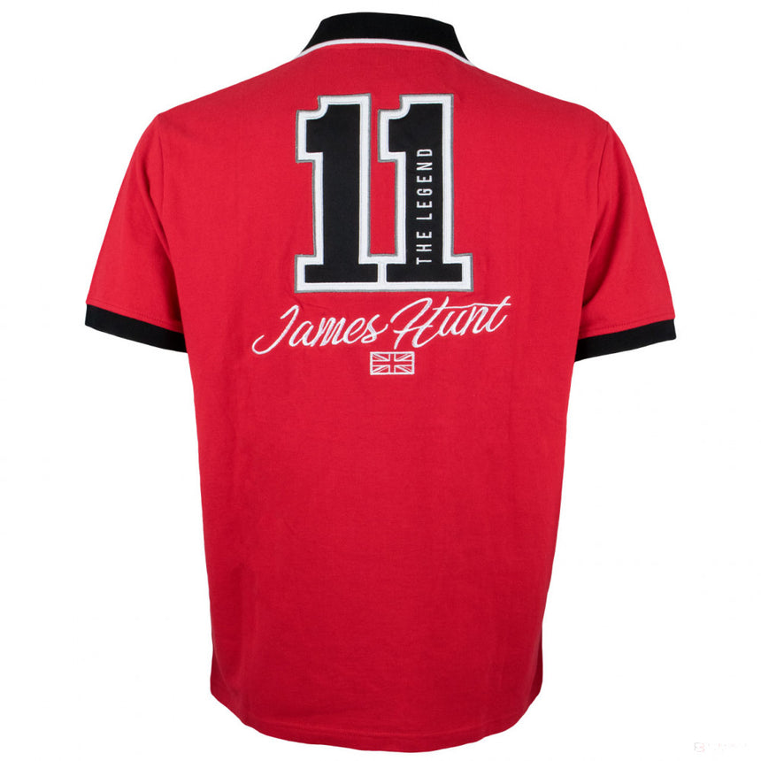 Camiseta de hombre con cuello, James Hunt Zandvoort, Rojo, 2020 - FansBRANDS®