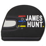 Imán de refrigerador, James Hunt Helmet 1976, 2019, Negro
