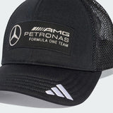 Gorra Mercedes, camionero, logo completo, negra 🔥