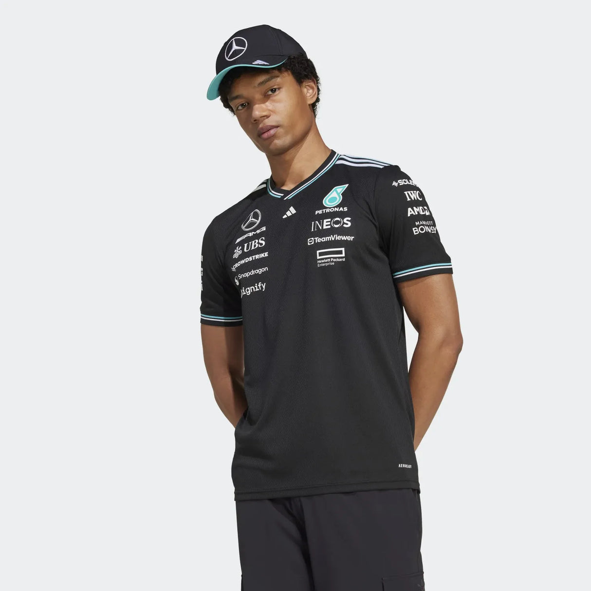Mercedes Camiseta de Manga Corta 🔥
