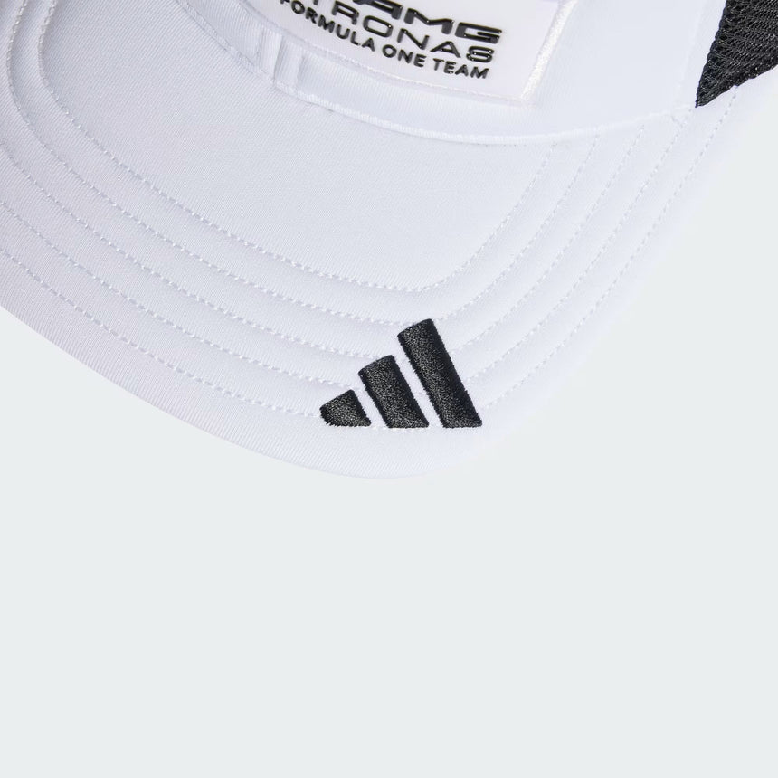 Gorra Mercedes, camionero, logo largo, blanca 🔥