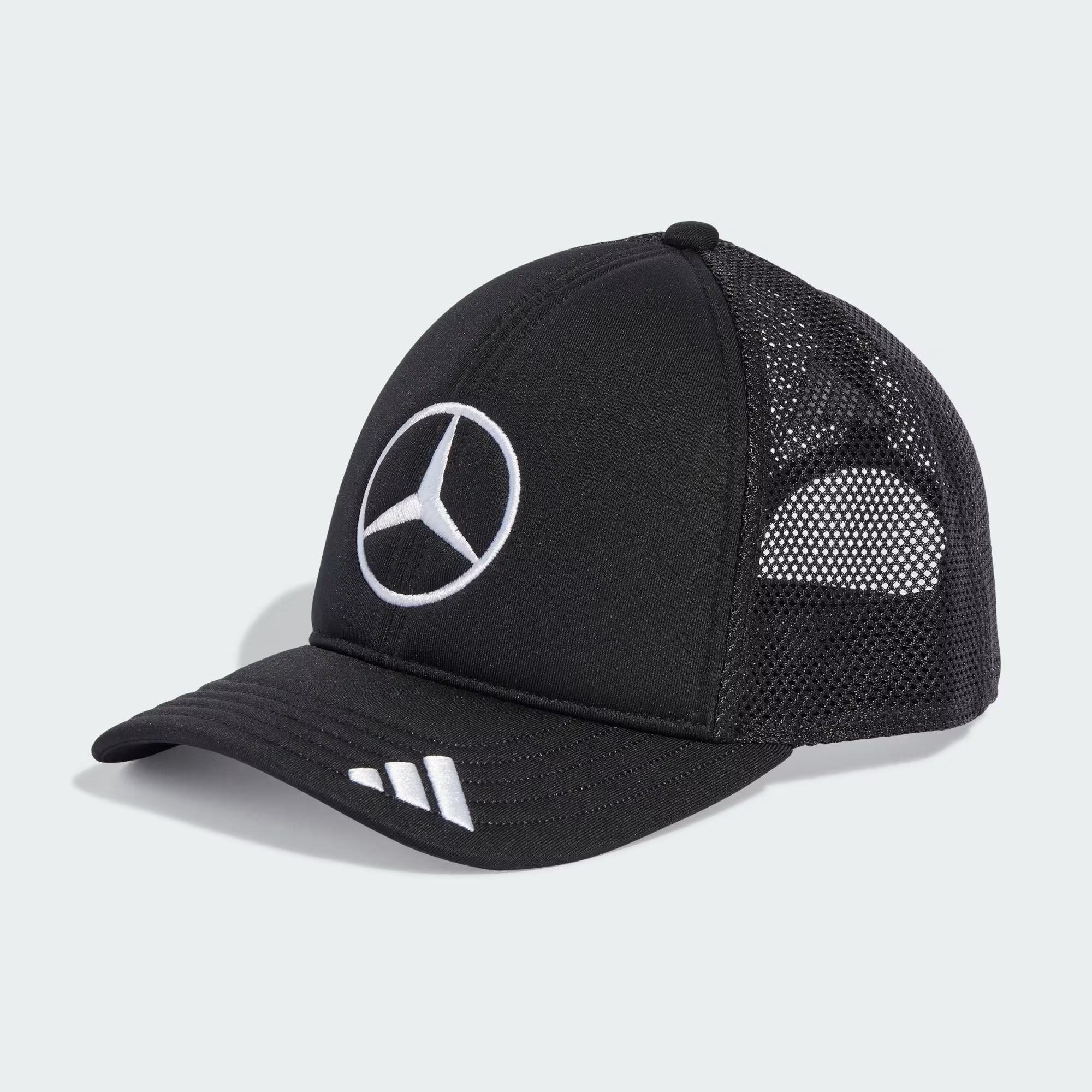 Gorra Mercedes, camionero, logo grande, negra 🔥
