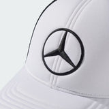 Gorra Mercedes, camionero, logo grande, blanco/negro 🔥