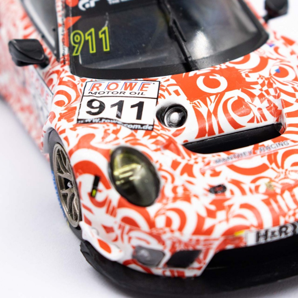 Manthey-Racing Porsche 911 GT3 R - 2018 VLN Nürburgring #911 Camouflage red 1:43