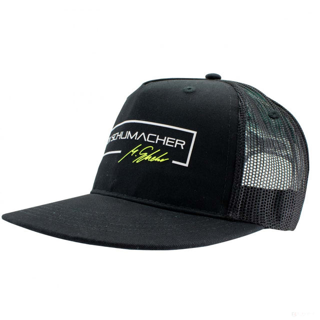 Gorra de ala plana, Mick Schumacher Series 1, 2019, Negro, Adulto - FansBRANDS®