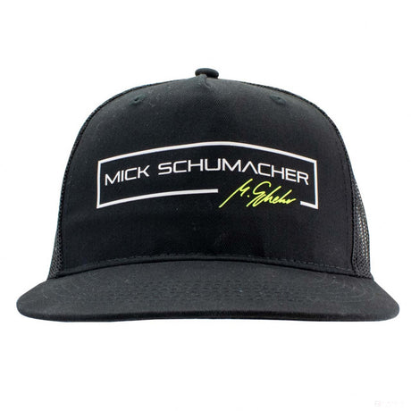 Gorra de ala plana, Mick Schumacher Series 1, 2019, Negro, Adulto