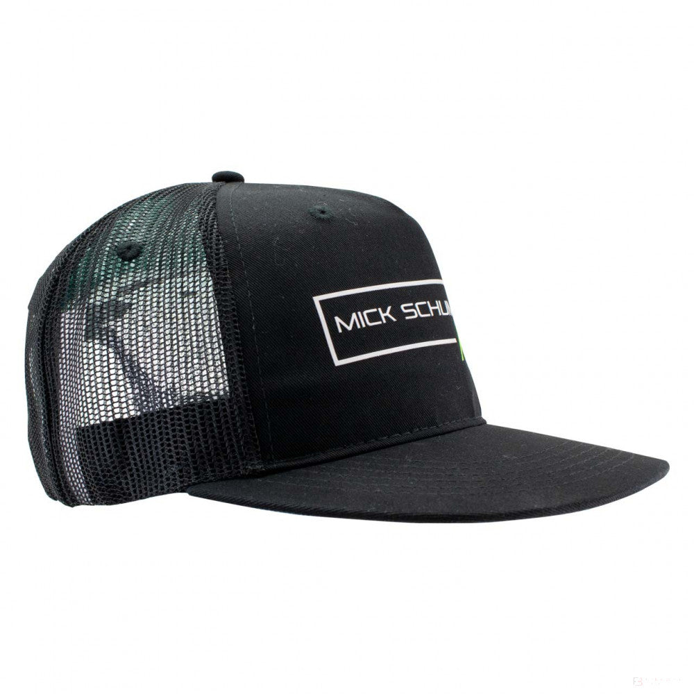 Gorra de ala plana, Mick Schumacher Series 1, 2019, Negro, Adulto