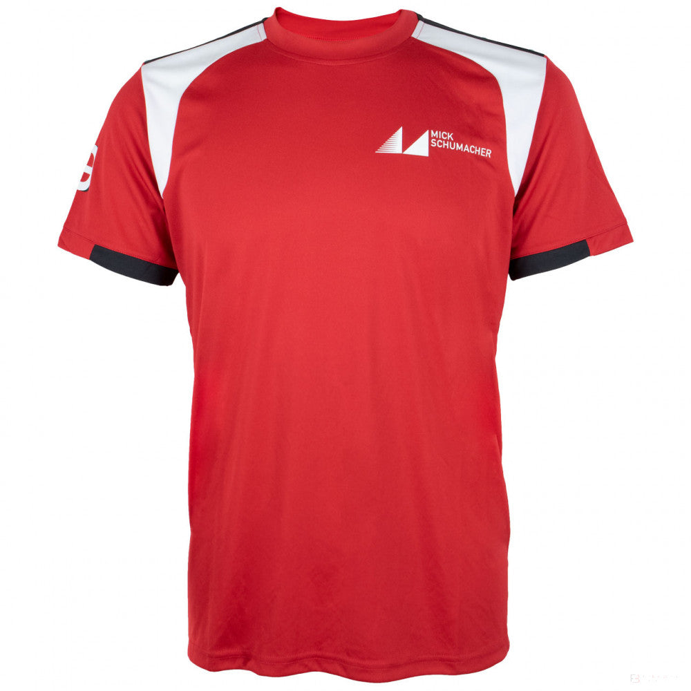 Camiseta para hombre, Mick Schumacher, Rojo, 2020