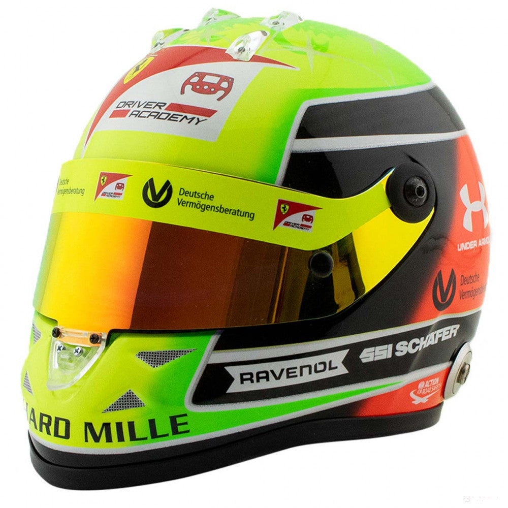 Casco Competitivo,  Mick Schumacher 2020 Test Drive Abu Dhabi, 1:2, Verde, 2020