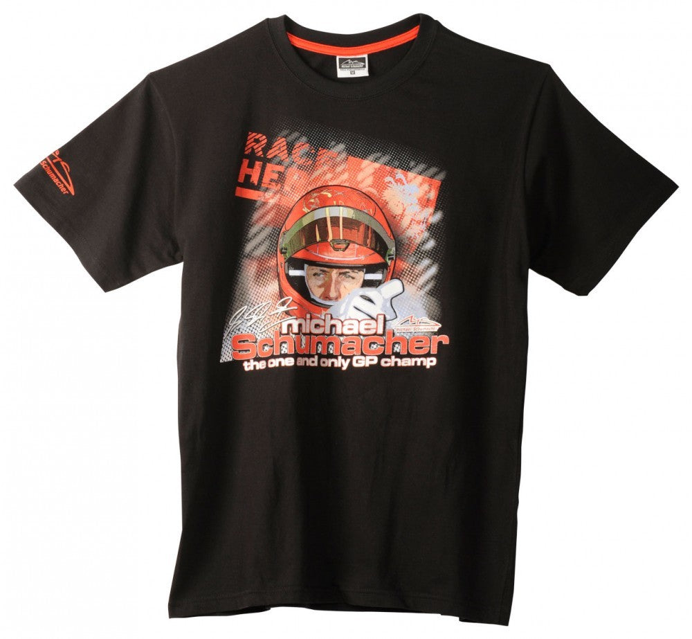 Camiseta para hombre, Michael Schumacher, Negro, 2015