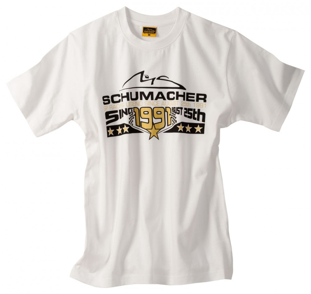Camiseta para hombre, Michael Schumacher, Blanco, 2015