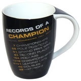 Taza, Michael Schumacher record, Unisex, Negro, 300 ml, 2015 - FansBRANDS®