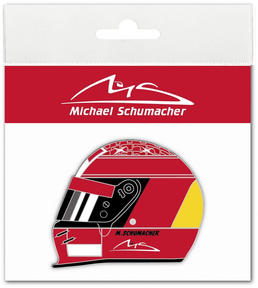 Pegatina, Michael Schumacher Helmet 2000, Unisex, Rojo, 2018