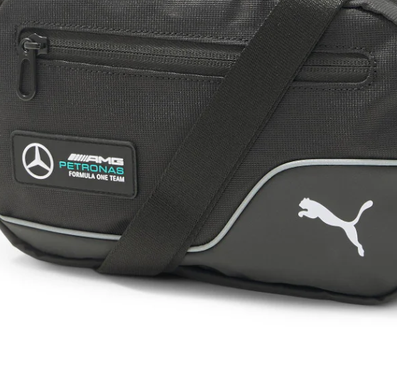 Mercedes Bolsa portátil, Puma, Negro 29,5 x 15 x 8 cm