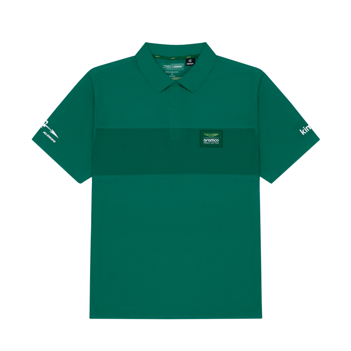 Polo Fernando Alonso, Kimoa, minimal, verde, 2024