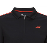 Formel 1 T-Shirt mit Kragen für Herren, Schwarz, 2020