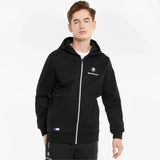 BMW Hoodie, Puma BMW MMS Full Zip, Schwarz, 2021