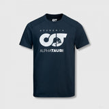 Scuderia Alpha Tauri, Fanwear, man,Logo Camiseta, Navy, 2022