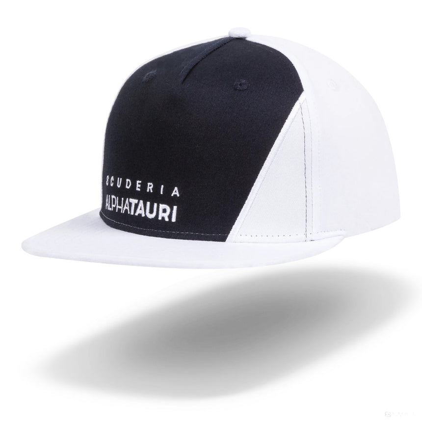 Gorra de ala plana, Alpha Tauri Team, Adulto, Blanco, 2021 - FansBRANDS®