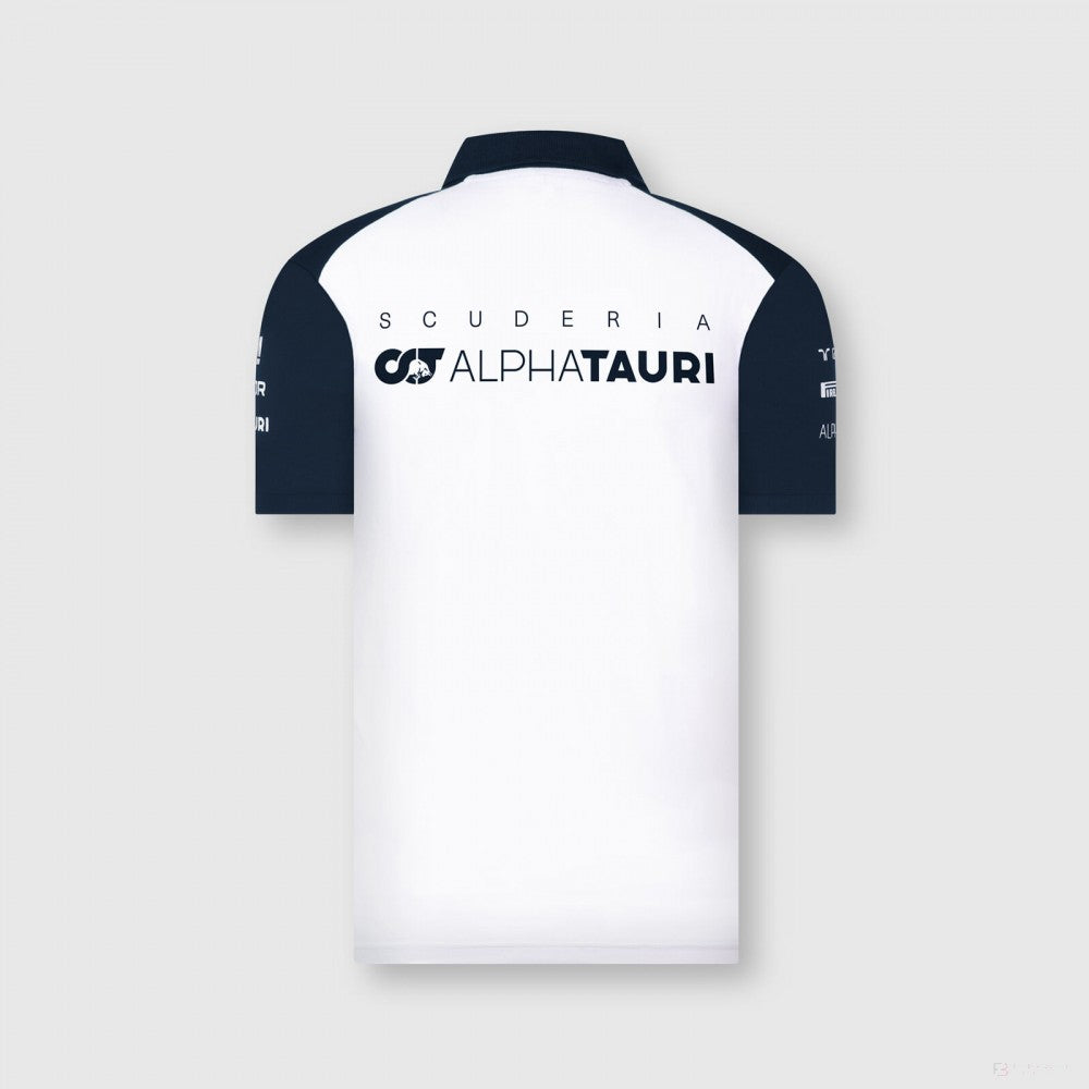 Scuderia Alpha Tauri, Man, Team Polo, White 2022 - FansBRANDS®