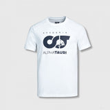 Scuderia Alpha Tauri, Fanwear, Kids, Logo,Camiseta, White 2022