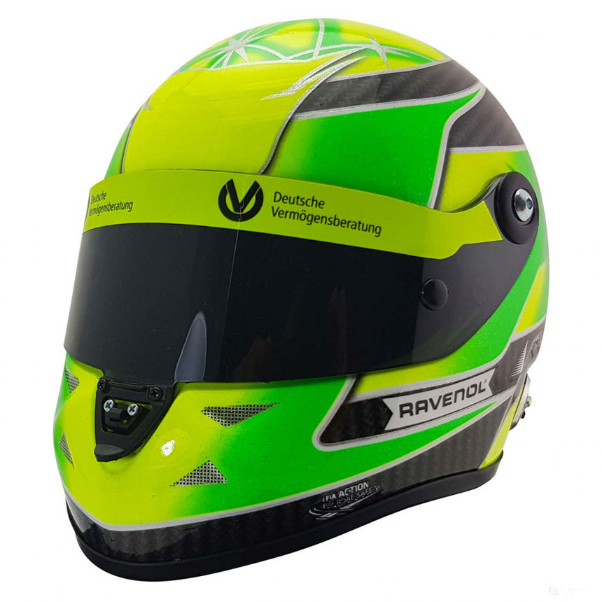 Auto modelo, Mick Schumacher Helmet Belgium Spa 2018 Formula 3 Champion, 1:2, Verde, 2018 - FansBRANDS®