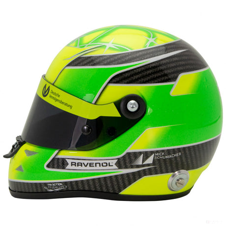 Auto modelo, Mick Schumacher Helmet Belgium Spa 2018 Formula 3 Champion, 1:2, Verde, 2018