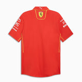 Ferrari camiseta cuello polo, Puma, equipo, pro, rojo, 2024