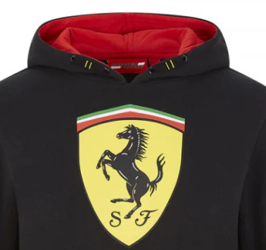 Boys' sweatshirt, Ferrari Scudetto, Black, 2020
