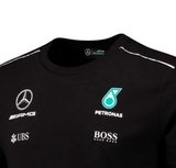 Camiseta infantil, Mercedes, Negro, 2017