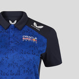 Polo Red Bull, equipo, Max Verstappen, mujer, azul