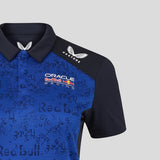 Polo de Red Bull, equipo, Isack Hadjar, mujeres, azul, 2026