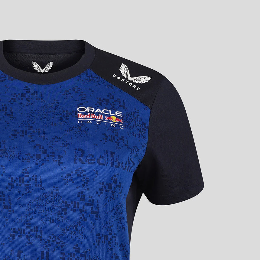 Camiseta de Red Bull, equipo, Max Verstappen, mujer, azul