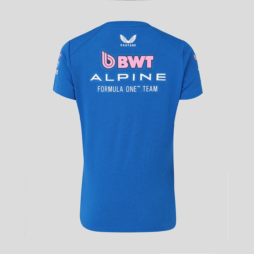 Camiseta Alpine, equipo, mujer, azul, 2026