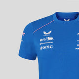 Camiseta Alpine, equipo, mujer, azul, 2026