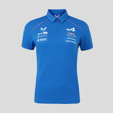 Polo alpino, equipo, mujer, azul, 2026