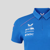 Polo alpino, equipo, mujer, azul, 2026