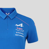 Polo alpino, equipo, mujer, azul, 2026