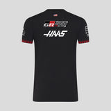 Camiseta Haas F1, equipo, mujer, negra