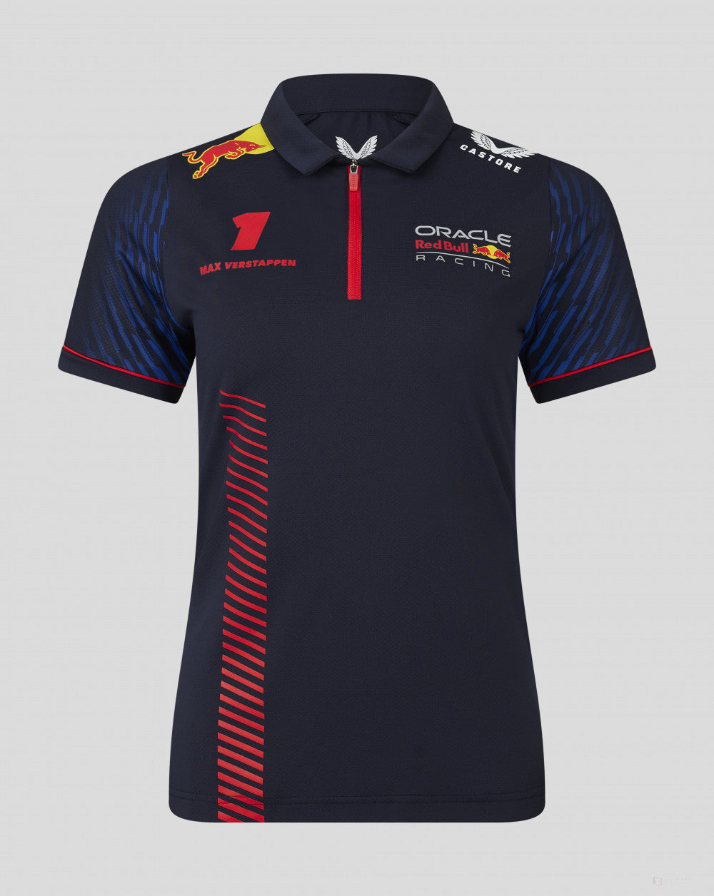 Red Bull Racing polo, Max Verstappen, women, blue, 2023 - FansBRANDS®