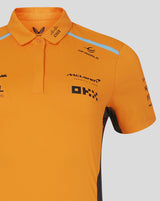 McLaren camiseta cuello polo, Castore, equipo, mujer, naranja, 2024 - FansBRANDS®