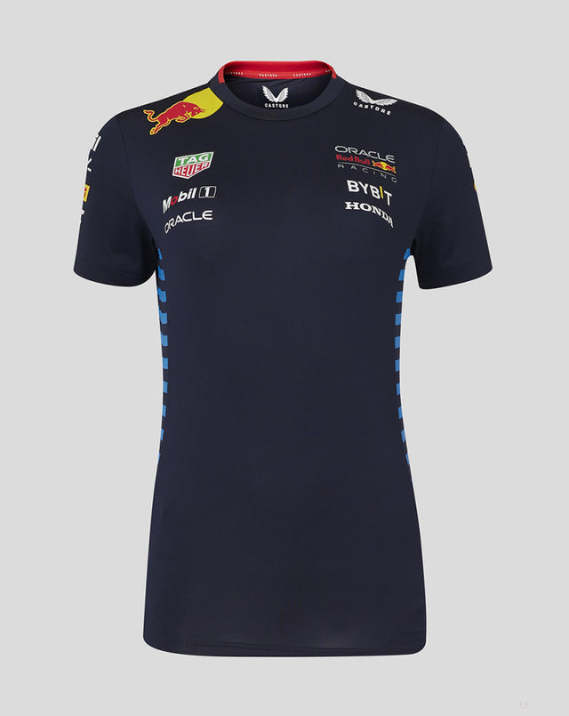 Red Bull camiseta, Castore, equipo, mujer, azul, 2024 - FansBRANDS®