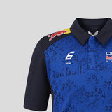 Polo de Red Bull, equipo, Isack Hadjar, niños, azul, 2026