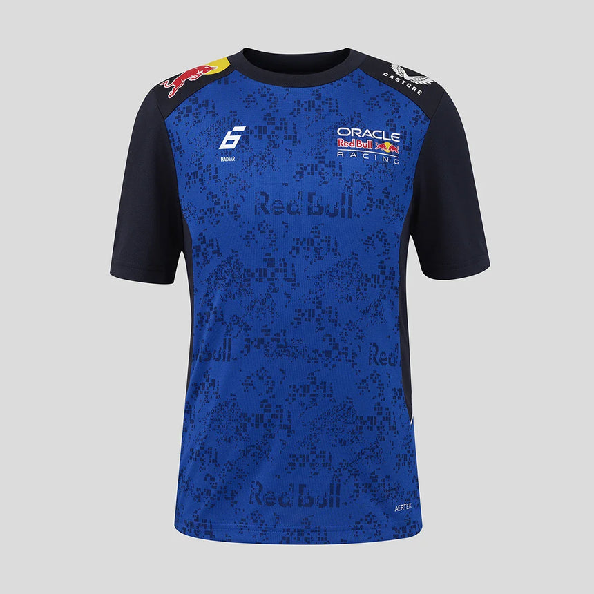 Camiseta de Red Bull, equipo, Isack Hadjar, niños, azul, 2026