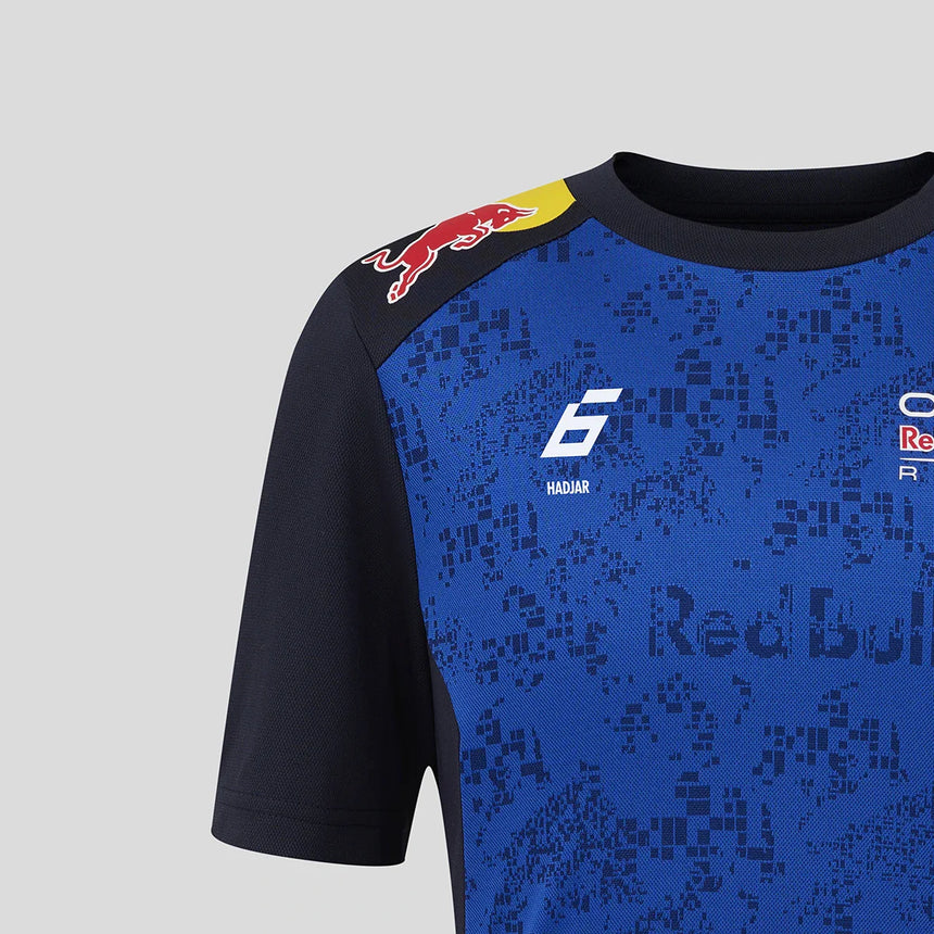 Camiseta de Red Bull, equipo, Isack Hadjar, niños, azul, 2026