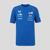 Camiseta Alpine, equipo, niños, azul, 2026