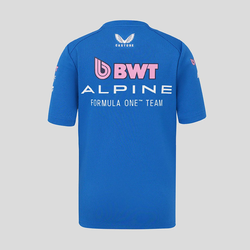 Camiseta Alpine, equipo, niños, azul, 2026