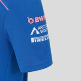 Camiseta Alpine, equipo, niños, azul, 2026
