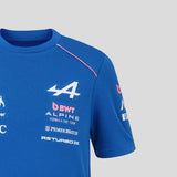 Camiseta Alpine, equipo, niños, azul, 2026